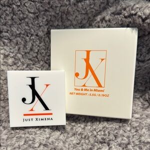 Just Ximena You & Me in Miami Eyeshadow and Satin Sand Highlighter. New.